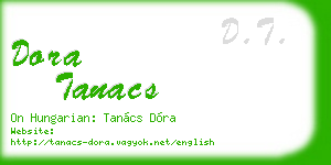 dora tanacs business card